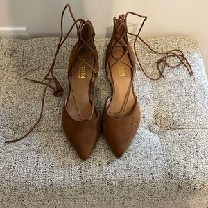 Kenneth Cole Ankle wrap wedges